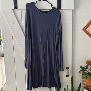 Old Navy Dark Blue Long Sleeve Dress